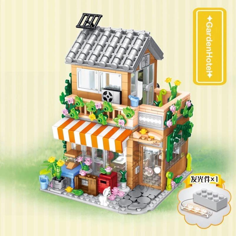 ブロック LEGO レゴ 互換 レゴ互換 花屋 ペットショップ コーヒーショップ 知育玩具 おもちゃ 男の子 女の子 贈り物 プレゼント｜mare-shop｜19