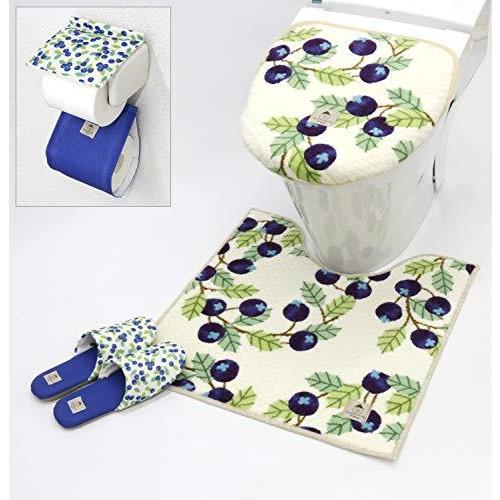 国内最安値 ルンド ふたカバー トイレマット スリッパ ペーパーホルダーカバー 4点セット ブルー 公式 Www Ajkerprosongo Com