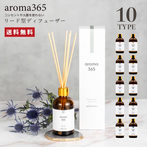 [終売版]高級アロマディフューザー 送料無料】aroma365 リードディフューザー100ml ルーム