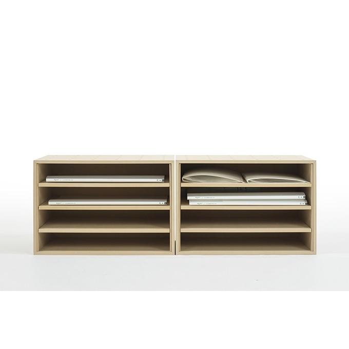 ラック 棚 木製 オフィス収納 A3のファイル棚 書類ラック 収納ボックス 木製 Box おしゃれ Blc 12 G 本棚 壁面収納家具マルゲリータ 通販 Yahoo ショッピング