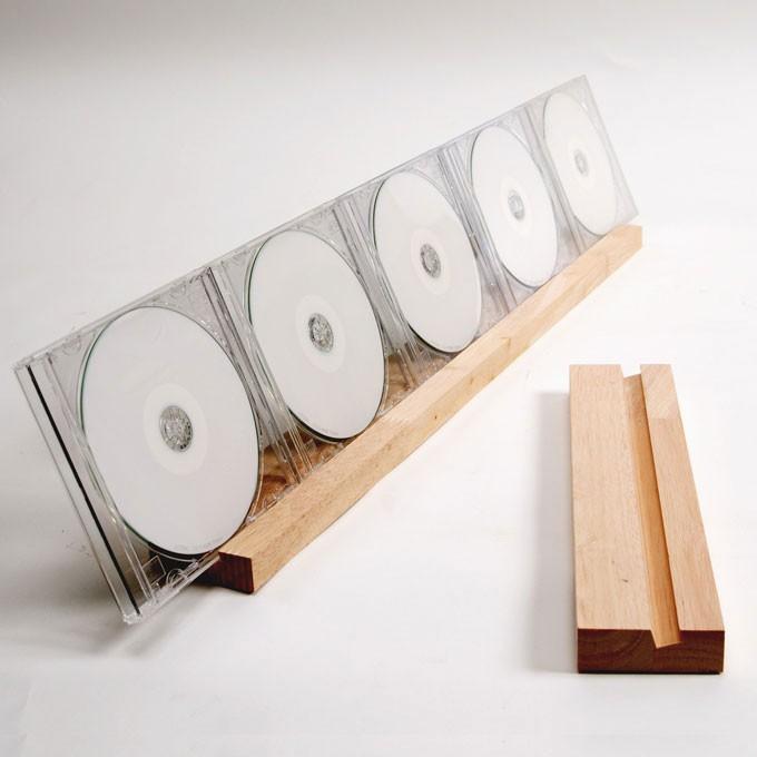 CDラック 大容量 CDスタンド 木製/CDS-01 : 本棚 壁面収納家具