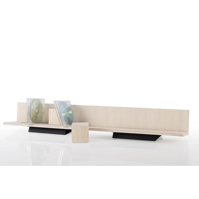 CDラック 大容量 CDラック卓上スタンド ディスプレイ収納 木製 : 本棚