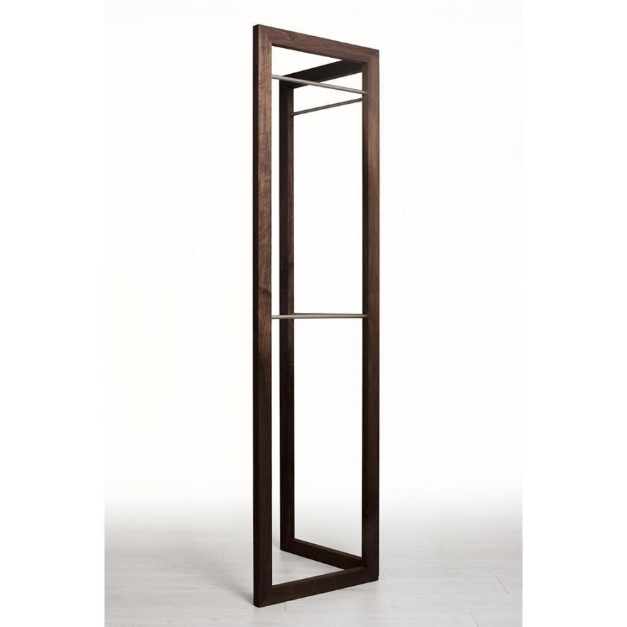 ハンガーラック スリム 頑丈 おしゃれ 木製 衣紋掛け 衣桁 折りたたみ