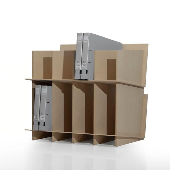 本棚 大容量 収納棚 薄型 スリム おしゃれ コミックラック ブックラック a3 高さ600mm CRT-A3-FS-600W 組み立て式 Cartaシリーズ 漫画 漫画収納 書棚 棚