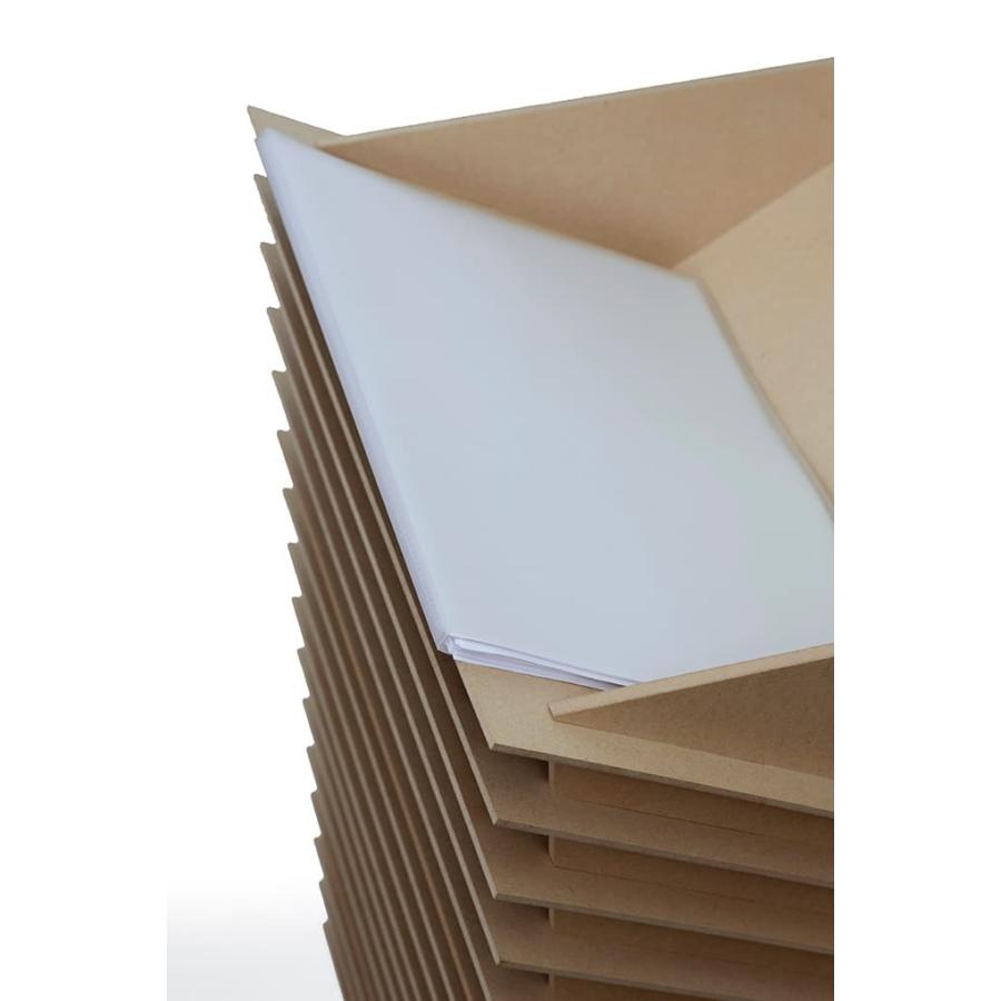 ファイルワゴン ファイルボックス 書類棚 a3 書類整理 オフィス 収納 CRT-A3-SOT-300-SET-01 組み立て式 Cartaシリーズの画像