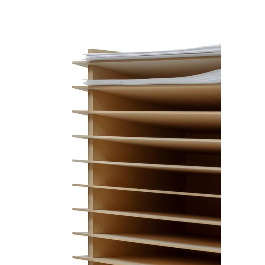 ファイルワゴン ファイルボックス 書類棚 a3 書類トレー 横型