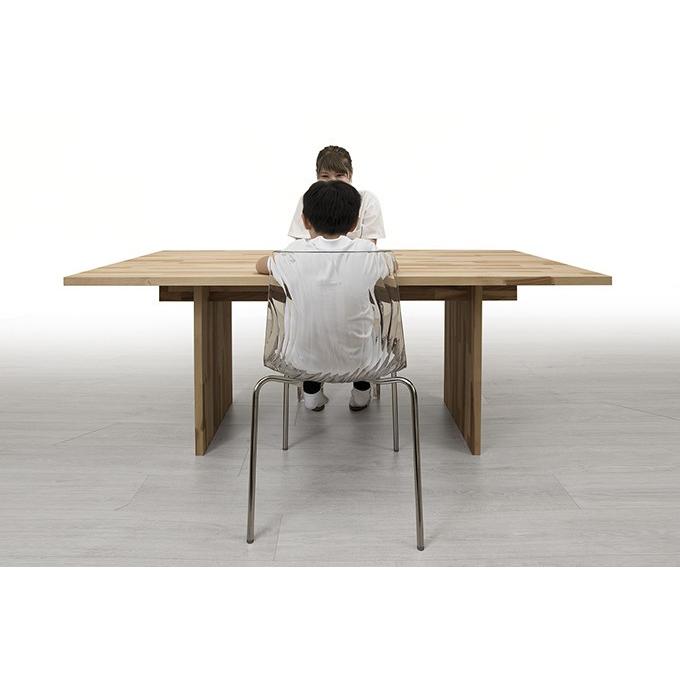 完動品 ダイニングテーブル 食卓 無垢集成材 6人 1800 【SKC2508457632】(89540円)