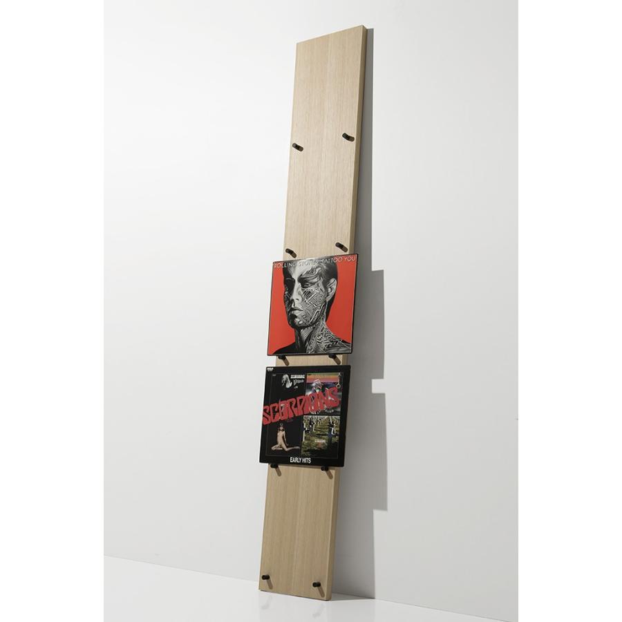 レコードラック LPラック LPレコードジャケット飾る 天然木 LPを飾る