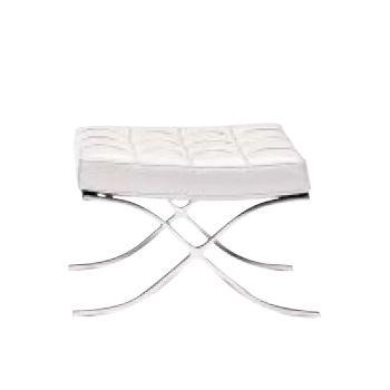 オットマン デスク ミース・ファン・デル・ローエ ホワイト デザイナーズ家具 おしゃれ レザー チェアオットマン AbitaStyle アビタスタイル 遠藤照明 MTC0007WH