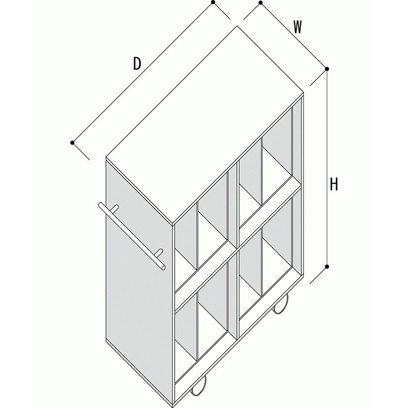 レコード収納ラック 収納棚 キャスター付き収納 キャスターつきラック