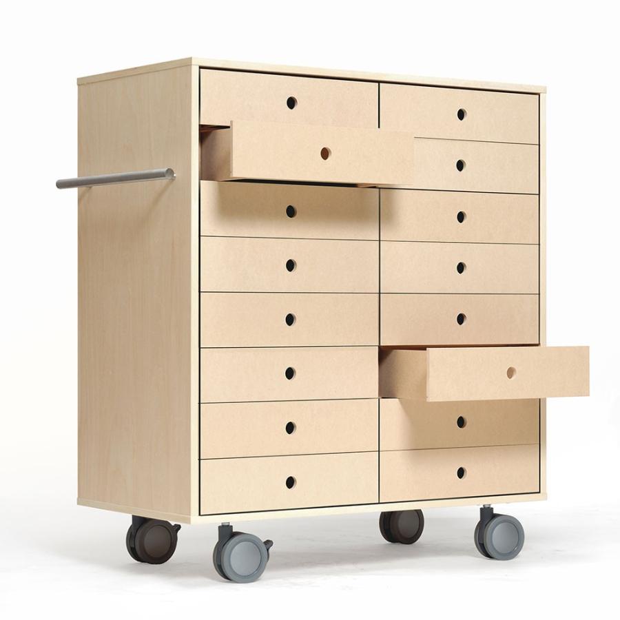 ファイルワゴン ファイルボックス 書類ラックA4 キャスター付き