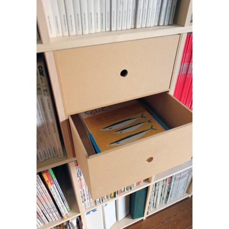 マルゲリータ 2個セット A4書類収納引き出し 4段（本棚 奥行350