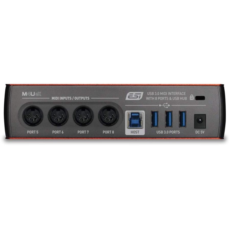 ESI M4U eX 【USB 3.0 MIDIインターフェース】8ポート IN/OUT 兼用の画像
