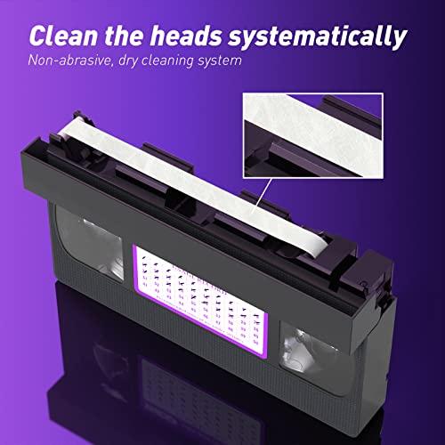 YHDD VCR ヘッドクリーナーテープ VHS/VCR ビデオプレーヤー用 ドライタイプ 再利用可能 50回 : Marigold - 通販 ...