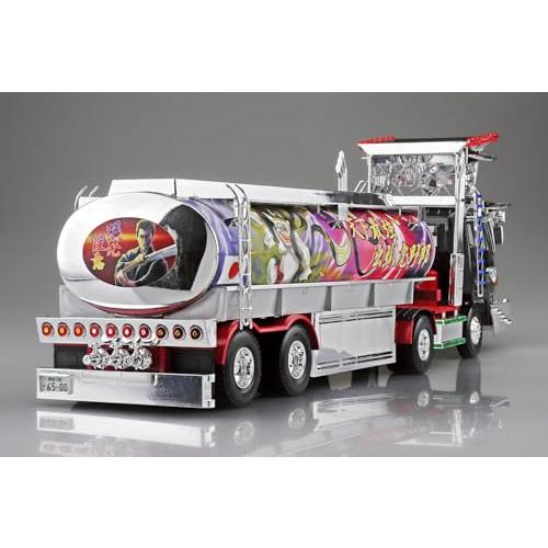 青島文化教材社 1/32 ザ・デコトラシリーズ No.6 鬼雷砲 プラモデル (自動車)の画像