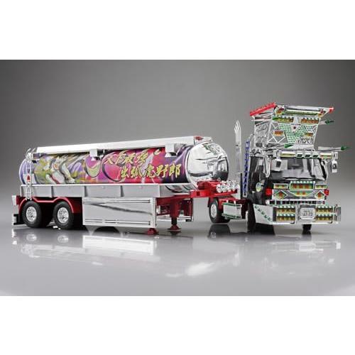 青島文化教材社 1/32 ザ・デコトラシリーズ No.6 鬼雷砲 プラモデル (自動車)の画像