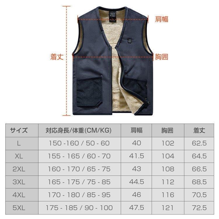 電熱ベスト 発熱ベスト 三つヒーター 安全加熱 ヒートベスト バイク 登山 冬作業服 防寒 ジャケット メンズ レディース おすすめ |  | 15