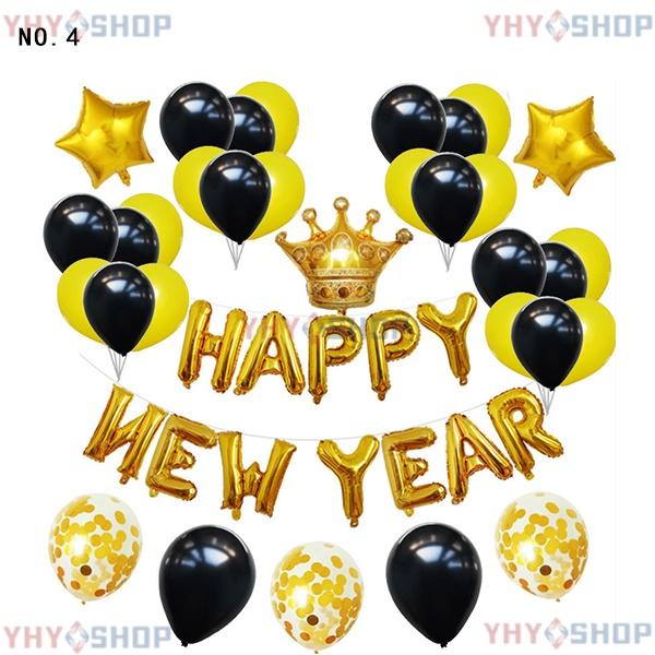 新年 バルーン HappyNewYear ナンバーバルーン 新年飾り お正月