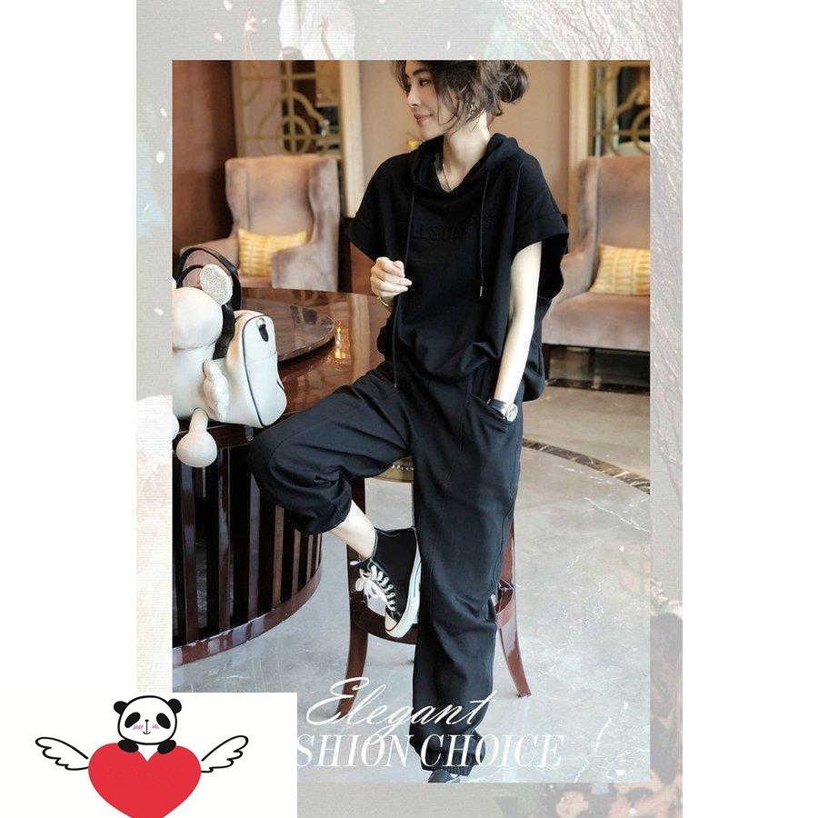 セットアップ 春夏 フード付き 2点セット ロングパンツ 運動着 部屋着 カジュアル半袖 綿 韓国風 スウェットセット パーカーセット Xxm5tmpiz8 Quinoabrindes Com Br