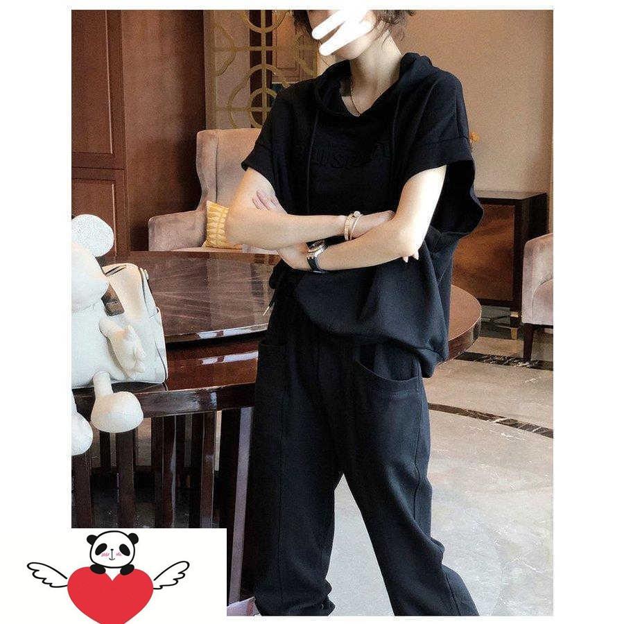 セットアップ 春夏 フード付き 2点セット ロングパンツ 運動着 部屋着 カジュアル半袖 綿 韓国風 スウェットセット パーカーセット Xxm5tmpiz8 Quinoabrindes Com Br