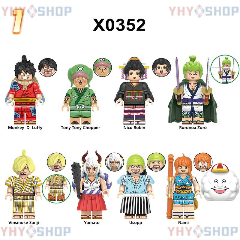 【新品】&エルシー　おもちゃ箱ワンピース ブロックおもちゃ LEGO互換品 14点セット ワンピース 組立 玩具