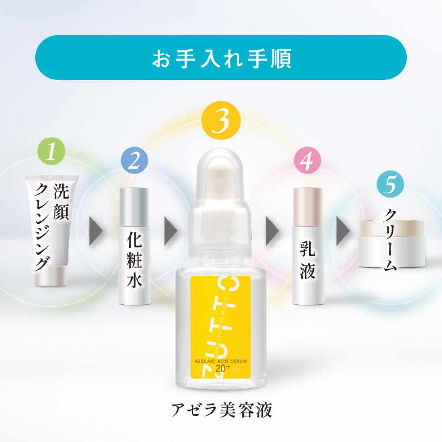 アゼライン酸 20％ 敏感肌 美容液 ZUTTO 30ml アゼライン酸誘導体