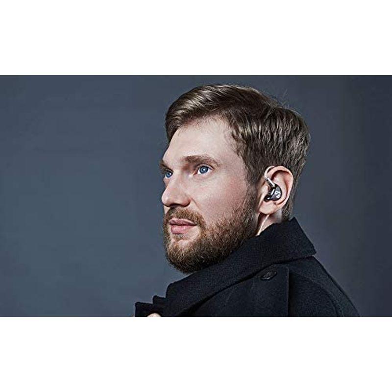 AIDERLOT M5 イヤホン 有線 ハイエンドイヤホン IEMs インイヤーモニター，5つのバランスドアーマチュアイヤホン，2単結晶銅銀 M5 イヤホン 有線 ハイエンドイヤホン IEMs インイヤーモニター，5つのバランスドアーマチュアイヤホン，2単結晶銅銀