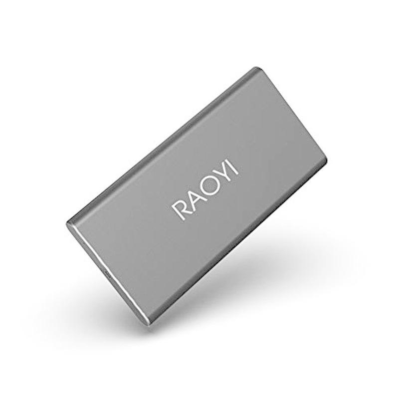 ファッション USB3.1 1TB 外付けSSD RAOYI Gen2 超薄型・超高速Ty PS4動作確認済 転送速度最大550MB/秒 ポータブルSSD USBメモリ