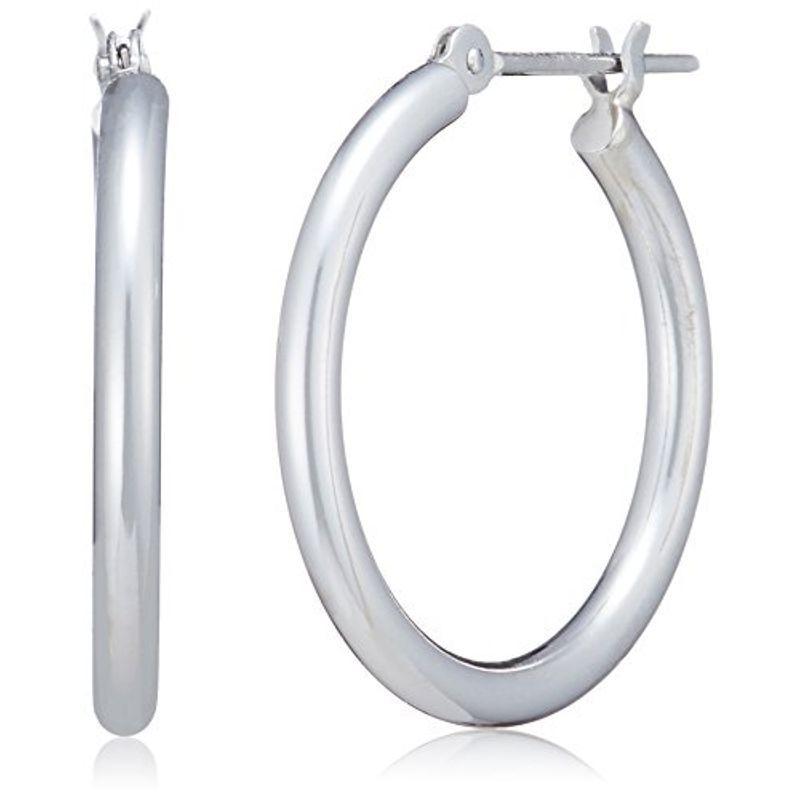 エステール ESTELLE プラチナ フープピアス(L) 0201-3227-0010-0000