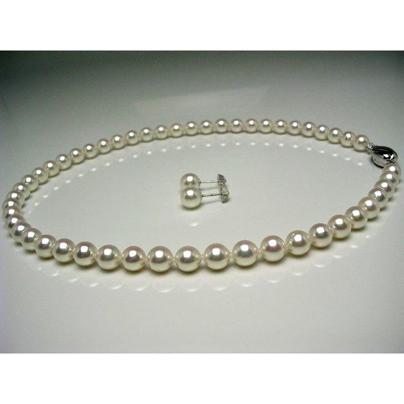 新入荷！ Isowa Pearl（伊勢志摩の真珠専門店 イソワパール） アコヤ真珠 ネックレス ピアス セット 7-7.5mm ホワイトピンク シルバ 【HOV1009533210】(36036円)