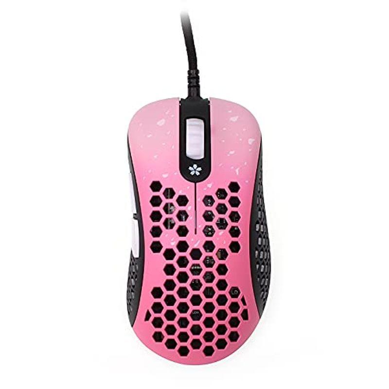 魅力的な価格 Skoll Mini Sk S Ace Sakura 50g 超軽量ハニカムデザイン 人間工学有線ゲーミングマウス 33センサー付き P Ortho99plus1 Com