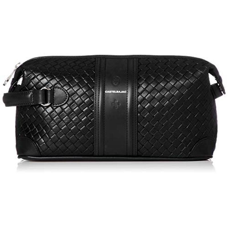 カステルバジャック セカンドバッグ エポス メッシュ 65223 メンズ ブラック