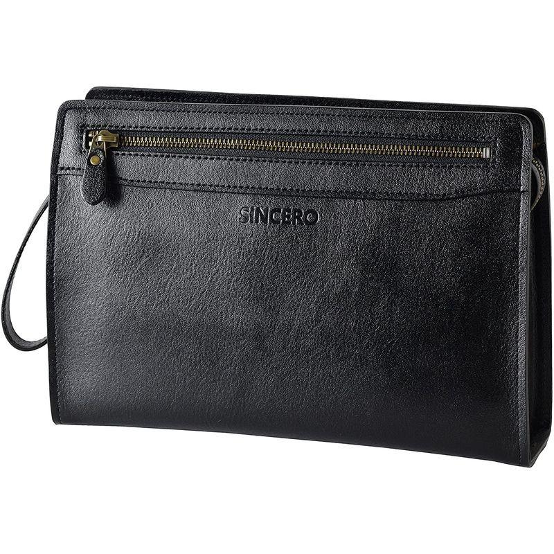 お買い得！ (シンセーロ)SiNCERO セカンドバッグ メンズ 本革 日本製 B5 wr-1001 (クロ) 【P1909404281】(10398円)