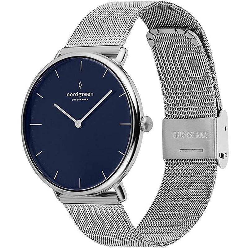 Nordgreen［ノードグリーン］Native 北欧デザイン腕時計 ネイビーダイヤル シルバー メッシュストラップ 32mm 北欧デザイン腕時計 ネイビーダイヤル シルバー メッシュストラップ 32mm
