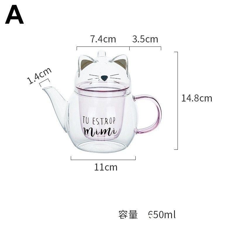 急須 ティーポット 単品 プレゼント お祝い 猫 アニマル イラスト 二重 クリア ピンク ブラック ホームパーティー 上品 上質 モダン シック Interior Ecology Plus2270 Mariage Mall 通販 Yahoo ショッピング