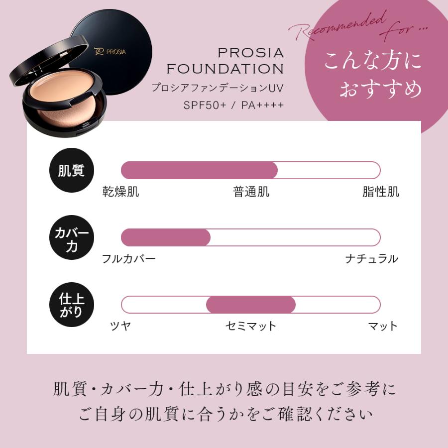 プロシアファンデーションUV クリームファンデーション 正規品 SPF50+