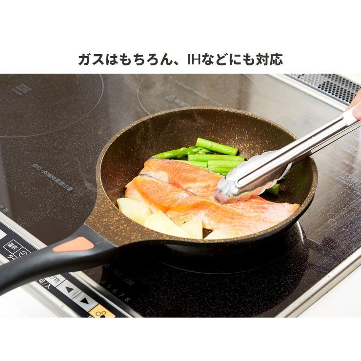 アイメディア フライパン マーブルコート IH対応 20cm 焦げ付かない