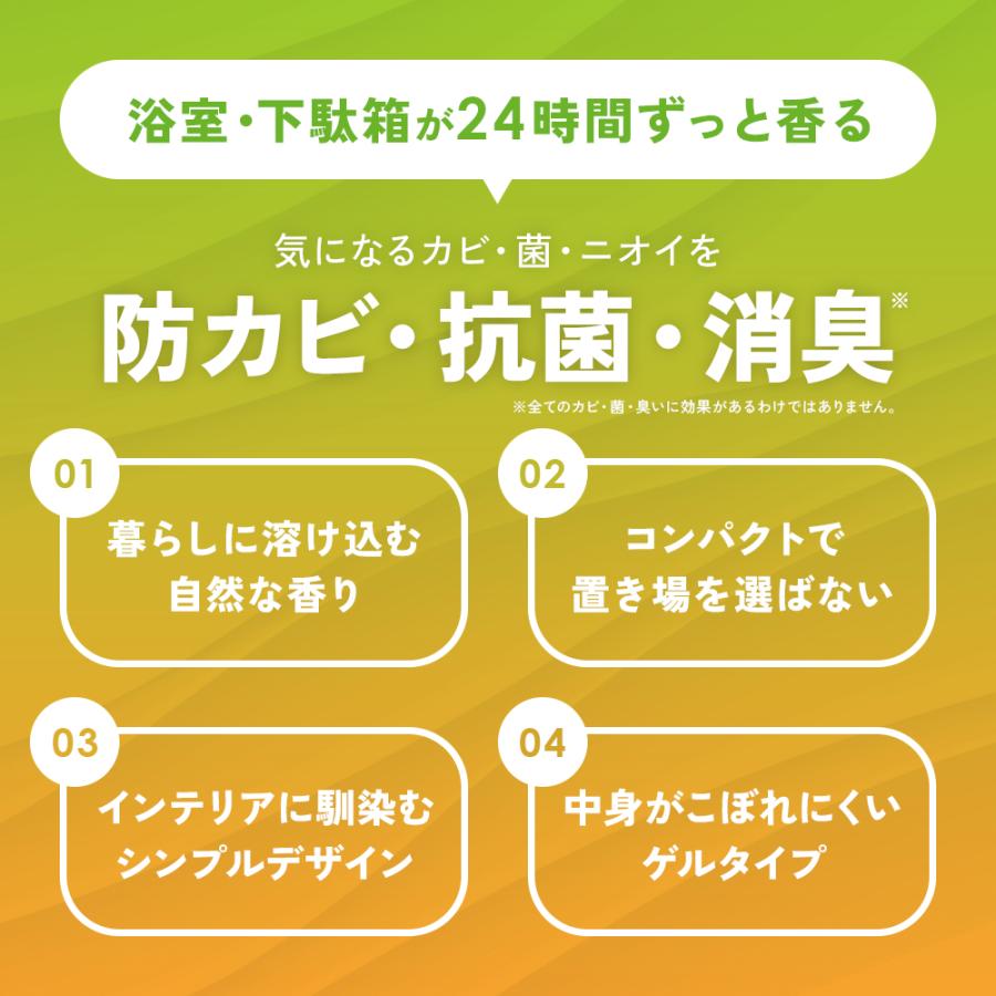 アイメディア 防カビ剤 かわいい おしゃれ 置き型 効果90日 芳香剤 消