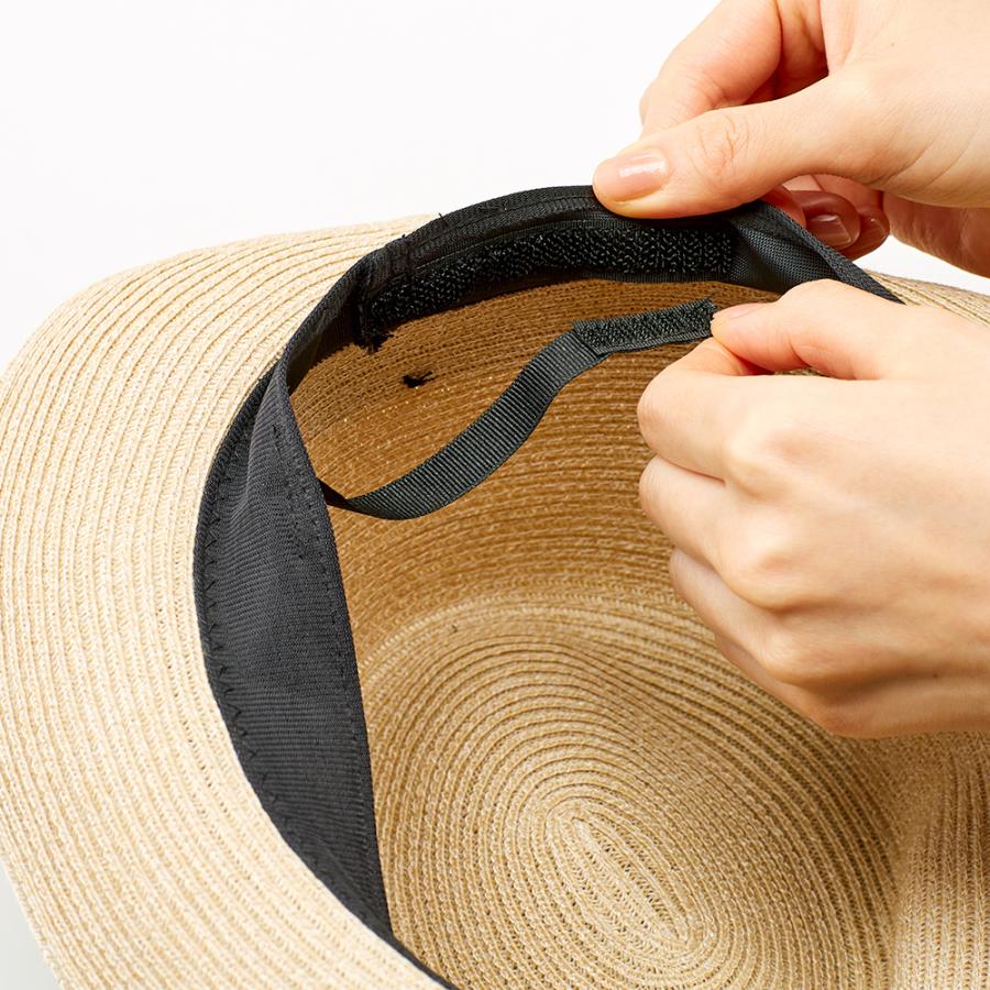 アイメディア 麦わら帽子 ブレード ハット 中折れ帽 洗える 帽子
