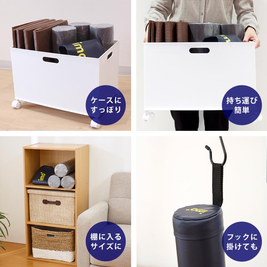 ヨガポール ストレッチ フォームローラー 3分割 90cm ポール 初心者