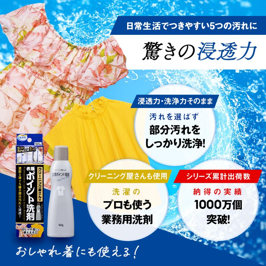 アイメディア 洗濯洗剤 業務用 プロ仕様 シミ抜き ポイント洗剤 165g