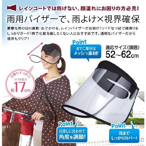 レインバイザー フェイスシールド フェイスカバー 透明 フェイス保護