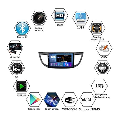 maria　shopカーオーディオ　ハンズフリー　Honda　4G　CRV　2012-2016用　HDタッチスクリーン　9インチ　1080P　カーナビ　カー　オーディオ