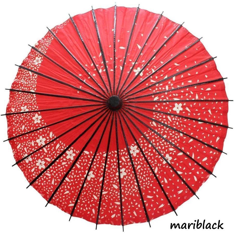 踊り傘 和傘 日傘 コスプレ アイテム 直径84cm 長さ80cm 桜　イベント ディスプレイ｜mariblack｜02