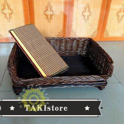 ペットベッド 耐噛み 藤ベッド マット 和式 ひんやり 犬用 犬マット 夏 クッション ペットソファ ござ 四季 寝床 猫用 手作り 編み物 大型犬 中型犬 