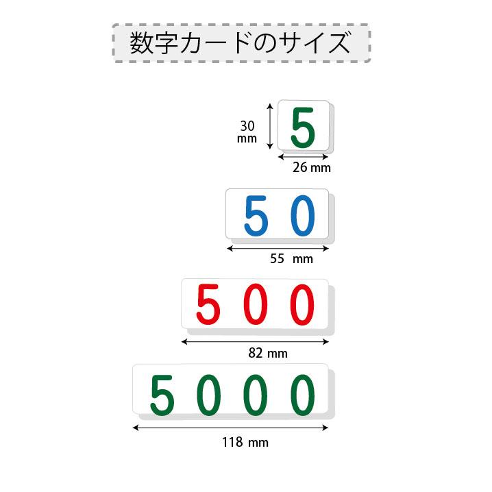 十進法のさんすう練習セット 数字カード付 さんすう教材 算数 学習