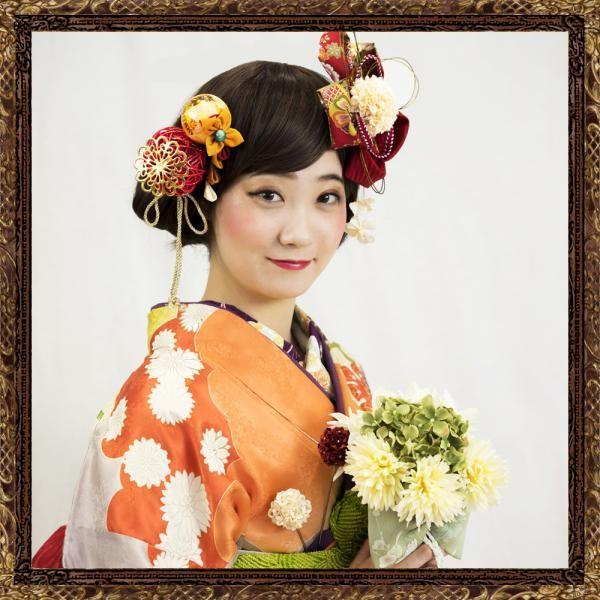 レトロモダンな大人の花咲く飾り 和装 成人式 卒業式 七五三 結婚式 プレ花嫁 ブライダル 振袖 袴 浴衣 色打掛 白無垢 髪飾り Mari Ee Fleurir大正ロマン店 通販 Yahoo ショッピング