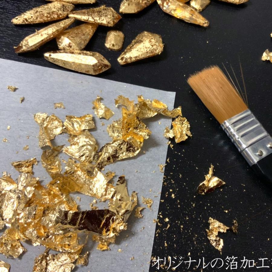 髪飾り 成人式 卒業式 結婚式 和装 振袖 袴 着物 打掛 白無垢 謝恩会 フォーマル お呼ばれ　扇と鶴のモダン和細工飾り【純金箔（K24）使用】の画像