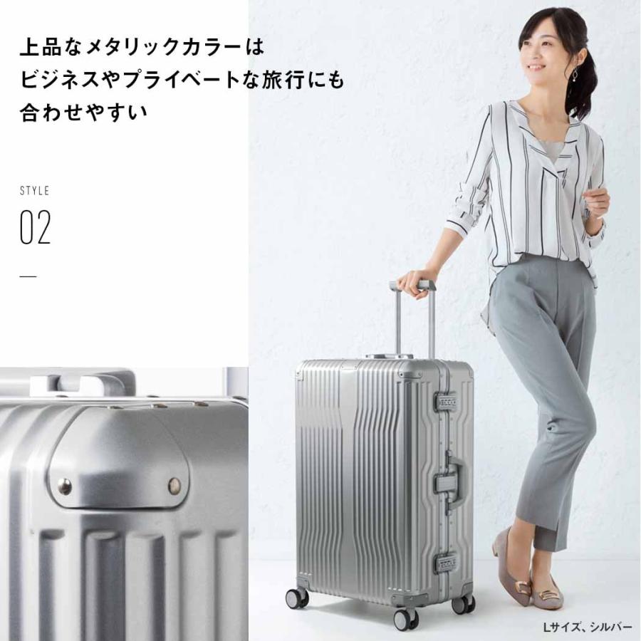 スーツケース キャリーケース キャリーバッグ アルミニウム フレーム