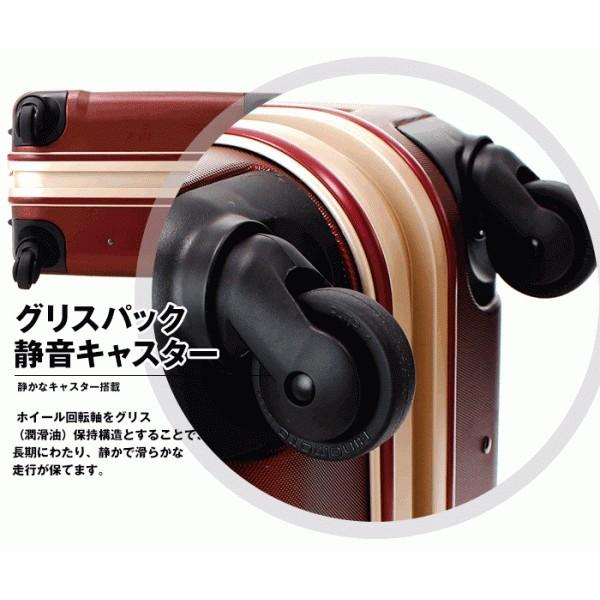 スーツケース キャリーケース キャリーバッグ トランク 中型 超軽量 Mサイズ おしゃれ 静音 ハード アルミ フレーム レジェンドウォーカー 5088-60の画像